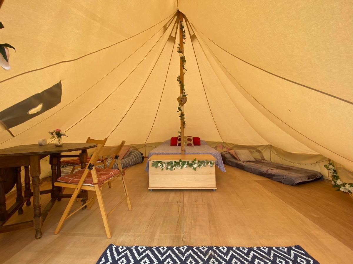 Honey Pod Farm Bell Tents Upton upon Severn Exterior foto