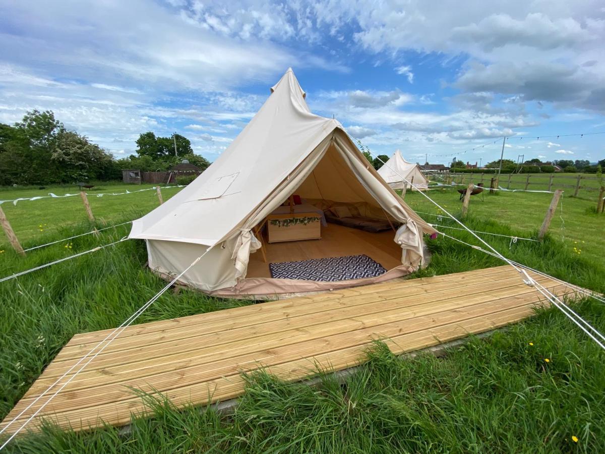 Honey Pod Farm Bell Tents Upton upon Severn Exterior foto